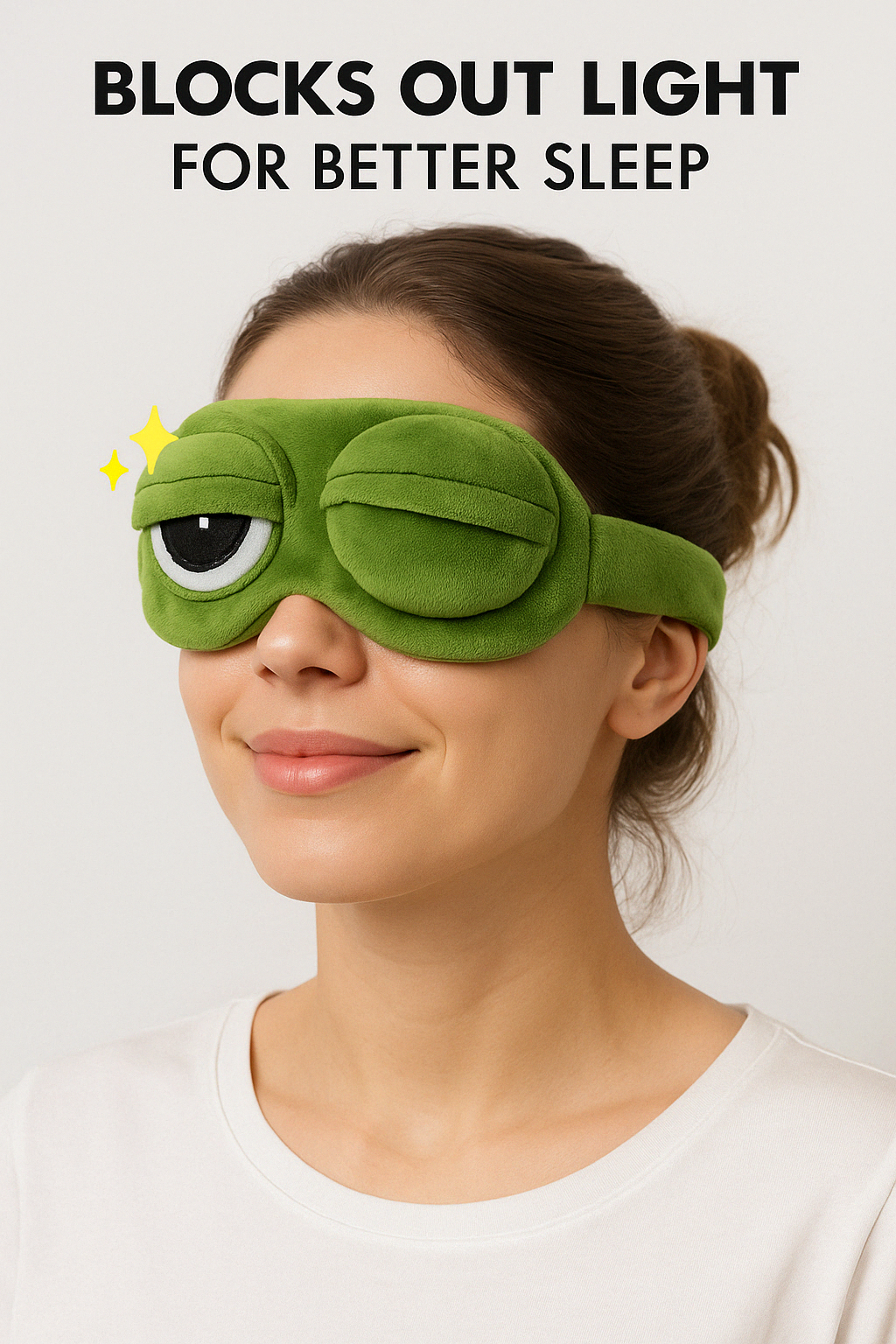 Sad Frog Sleep Mask