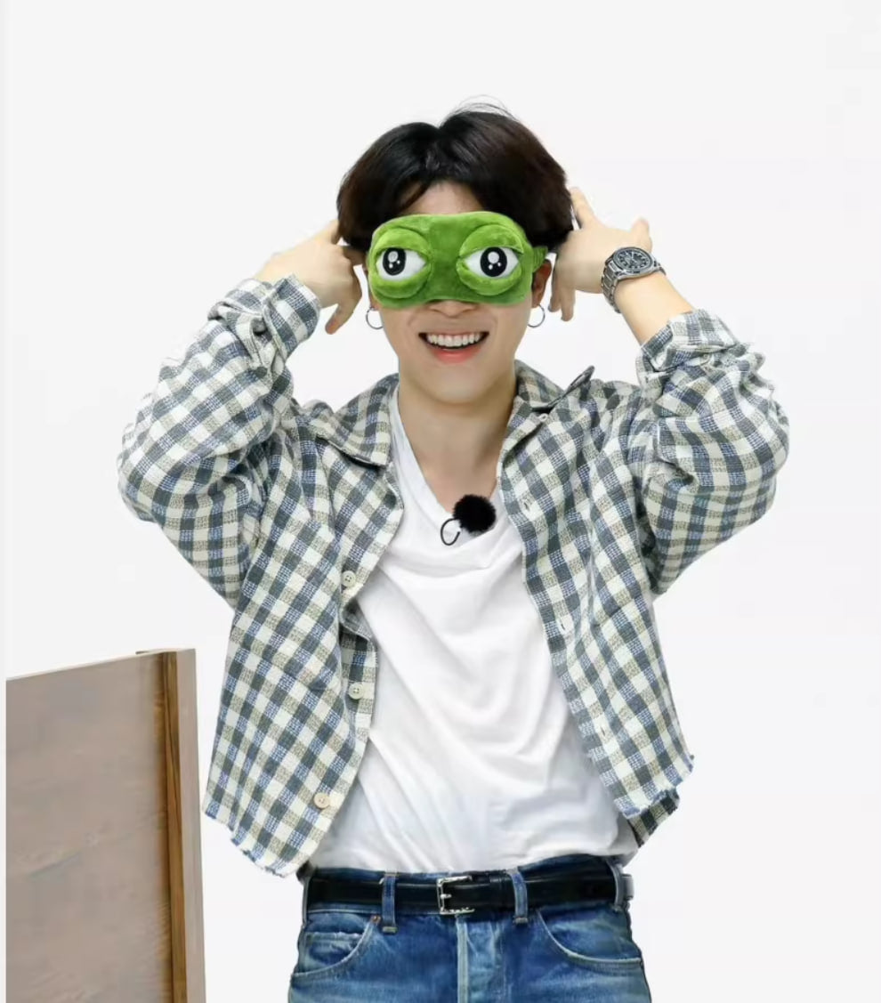 Sad Frog Sleep Mask